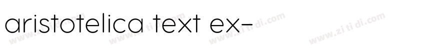 aristotelica text ex字体转换